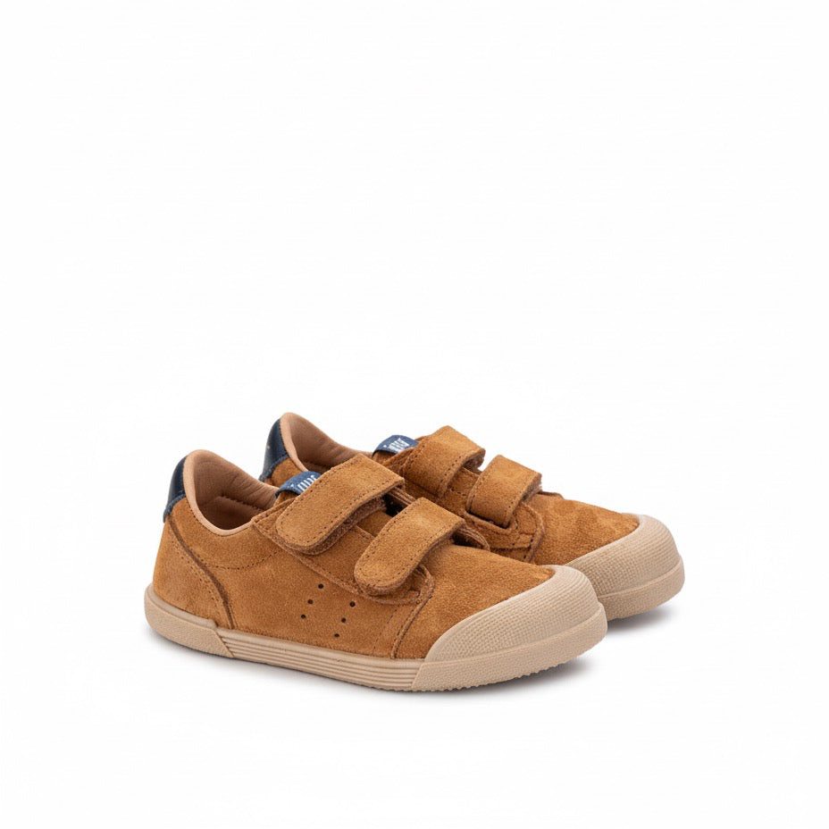 Scarpe in pelle scamosciata, Tennis senape