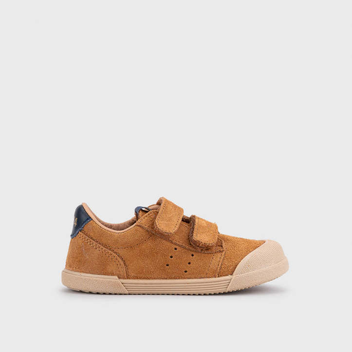 Scarpe in pelle scamosciata, Tennis senape