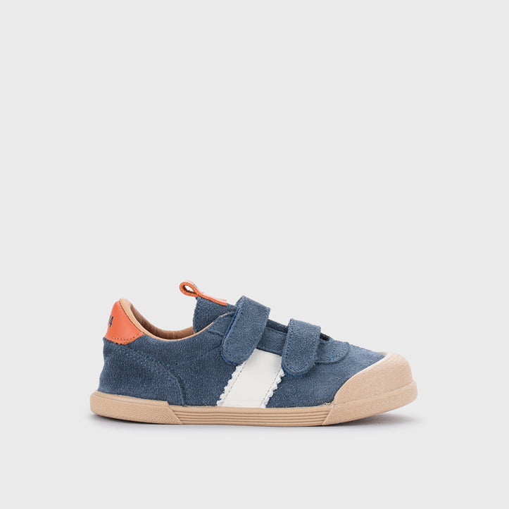 Scarpe in pelle, Tennis bicolor jeans