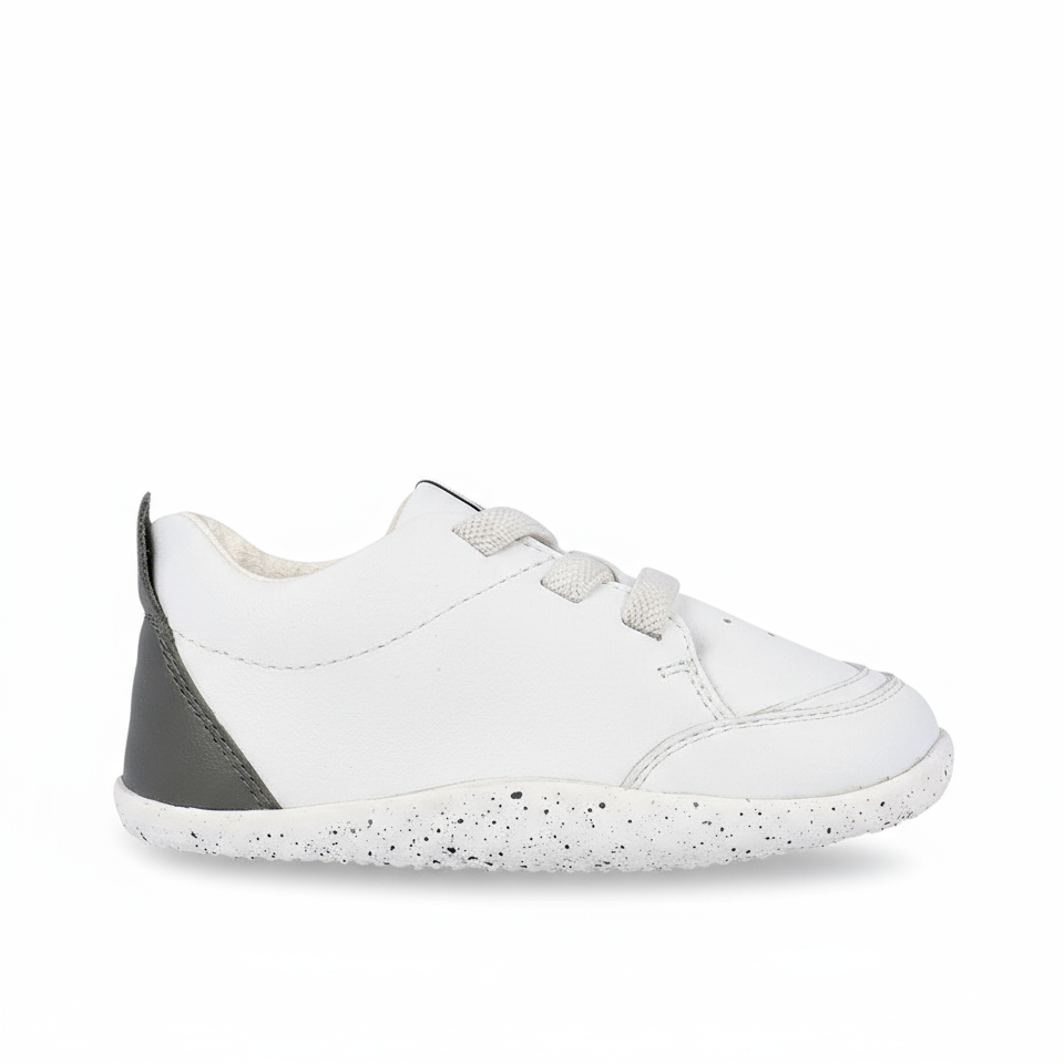 Scarpe primi passi in pelle, Xplorer Sport White Smoke
