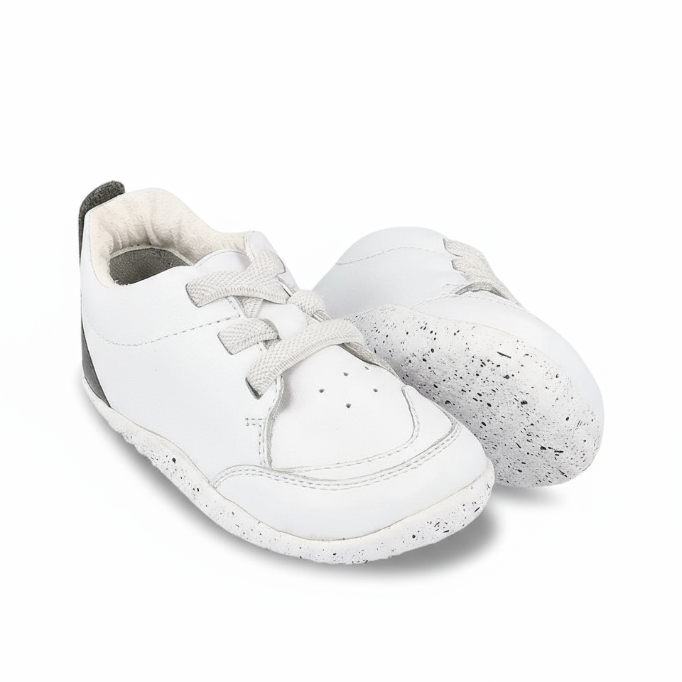 Scarpe primi passi in pelle, Xplorer Sport White Smoke