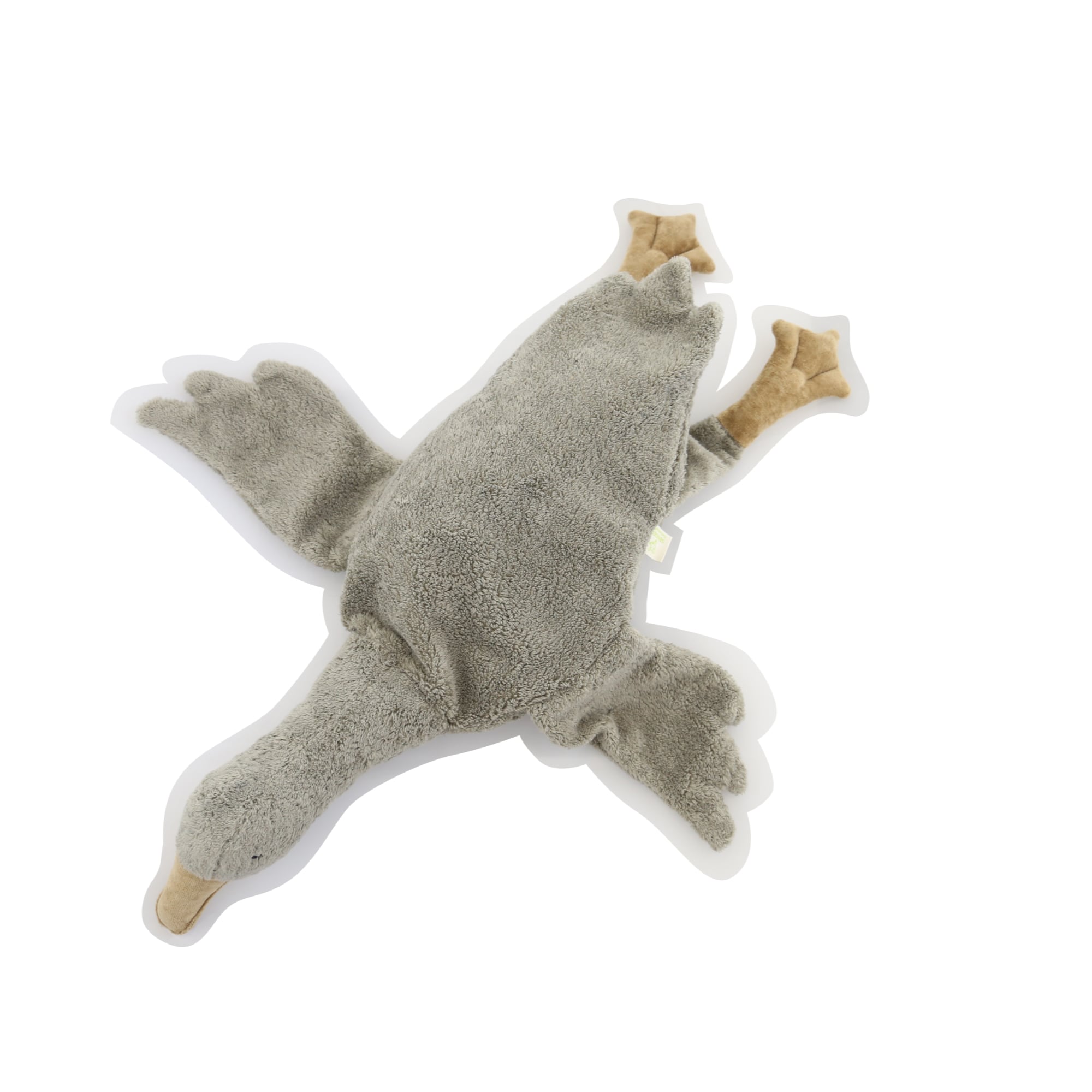 Peluche cuscino termico Oca piccola - grigio | Senger Naturwelt