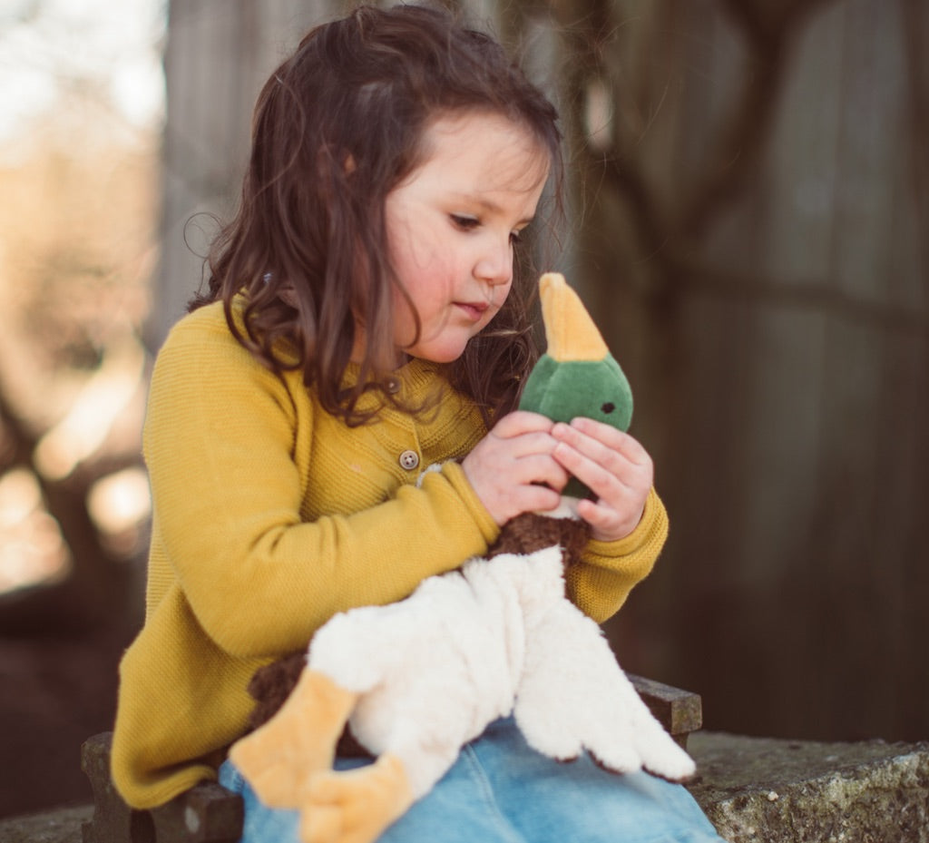 Peluche cuscino termico Anatra piccola | Senger Naturwelt