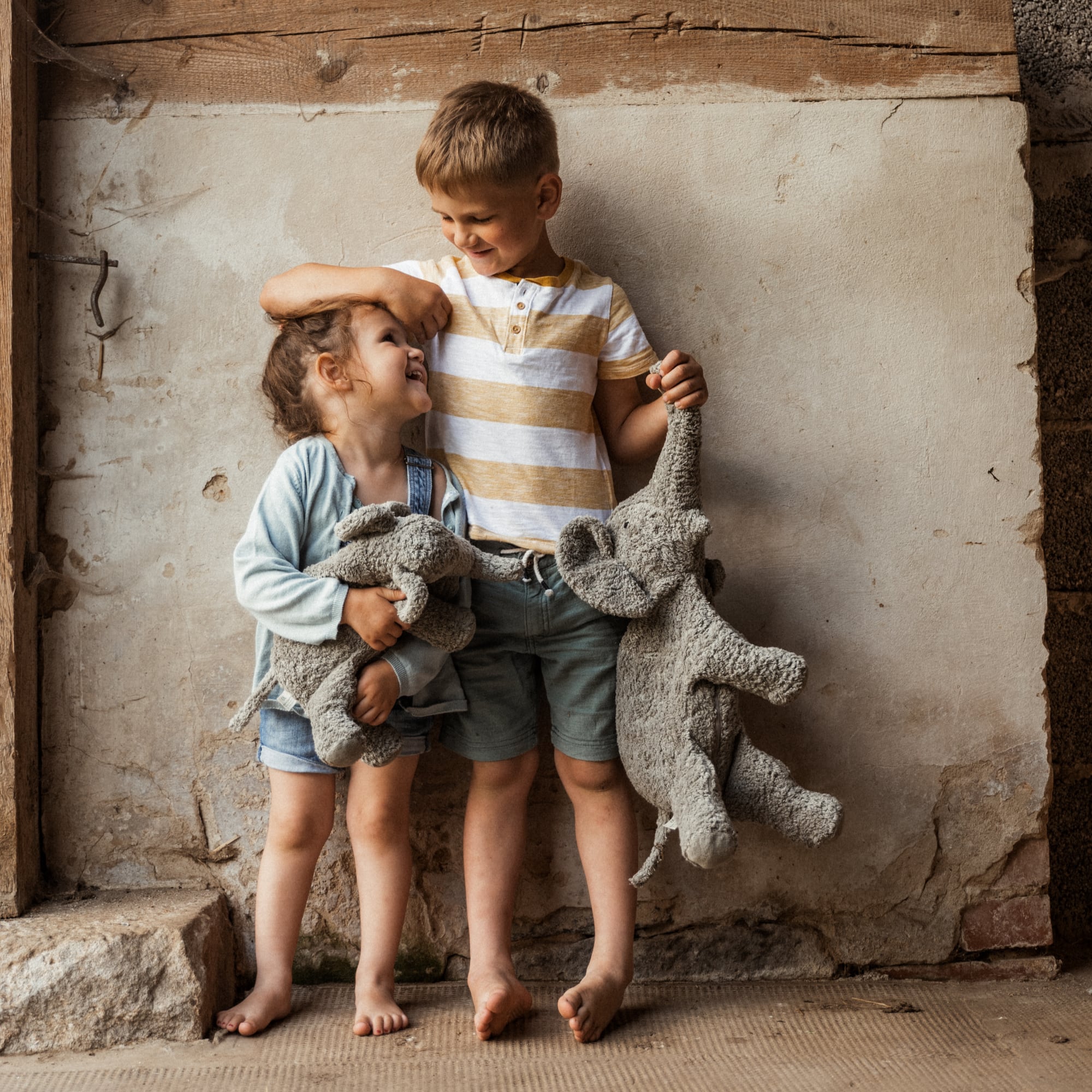 Peluche cuscino termico Elefante grande | Senger Naturwelt