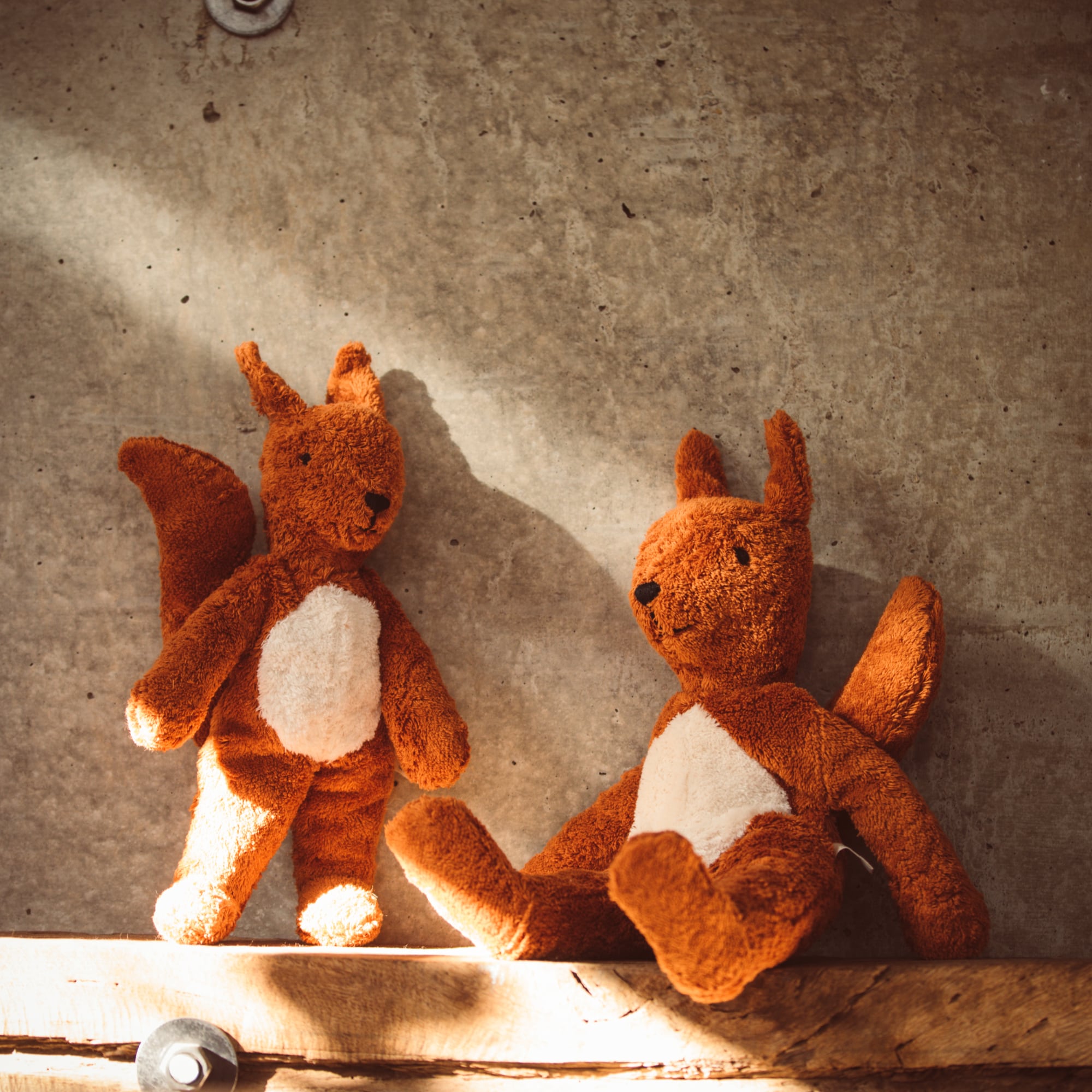 Pupazzo piccolo in cotone bio Scoiattolo | Senger naturwelt