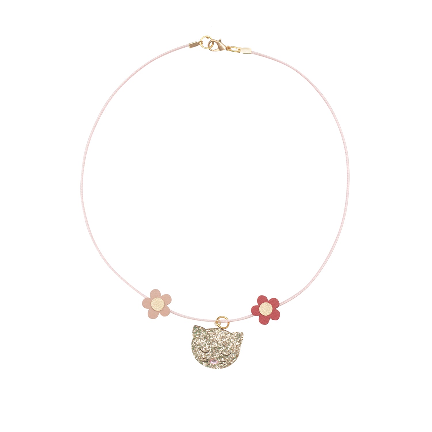 Glitter Cat Necklace