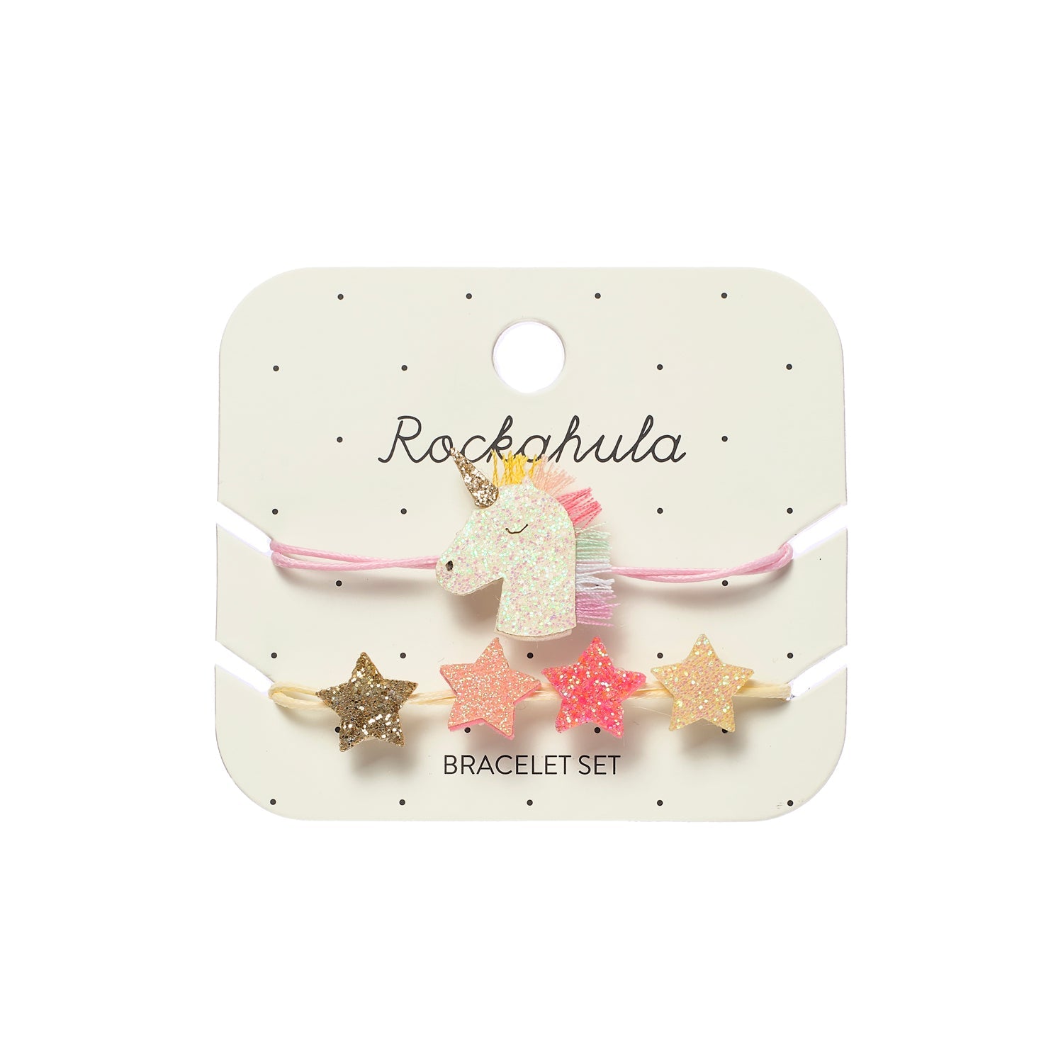 Set braccialetti Unicorno arcobaleno