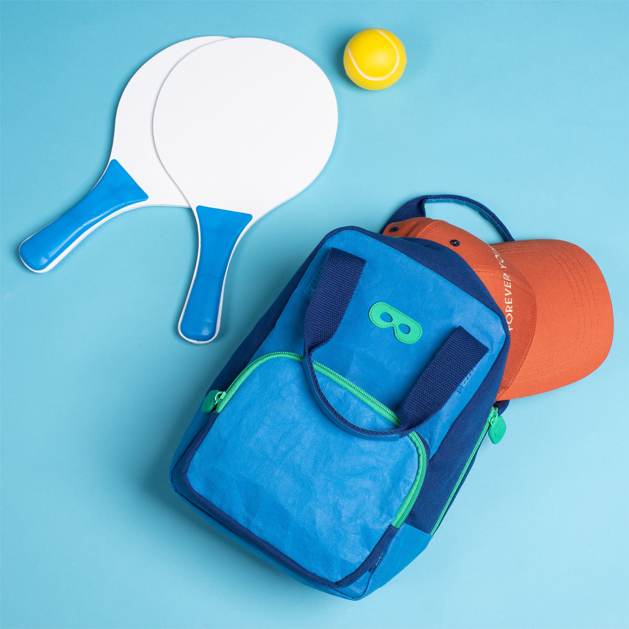Zaino in carta lavabile ultra-leggero, Blu