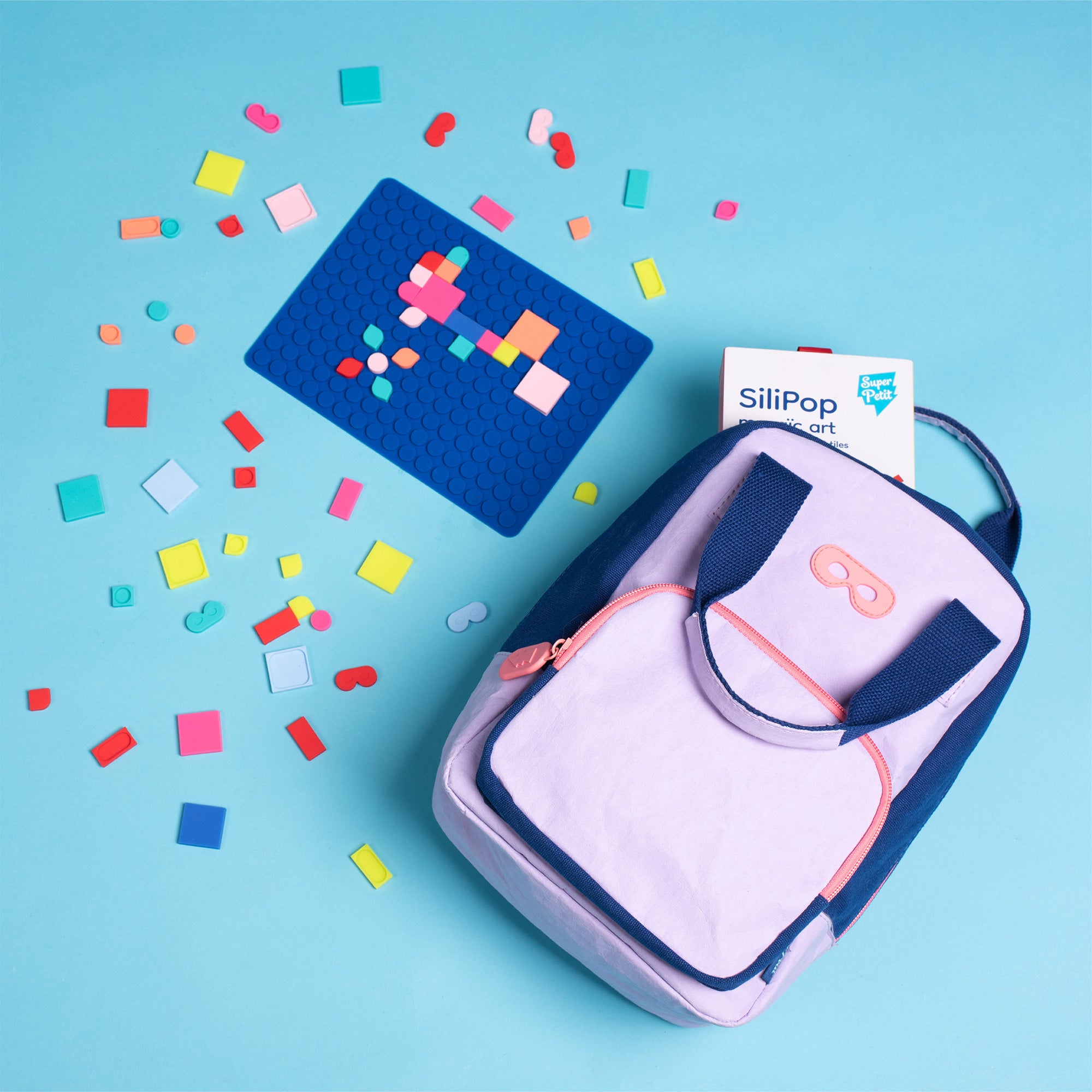 Ultra-light washable paper backpack, Lilac