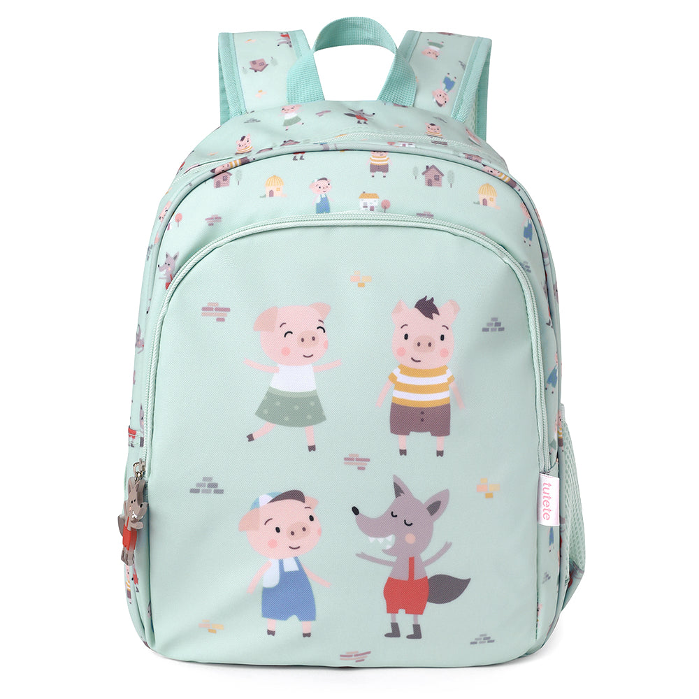 Zaino A4 impermeabile, Three little pigs