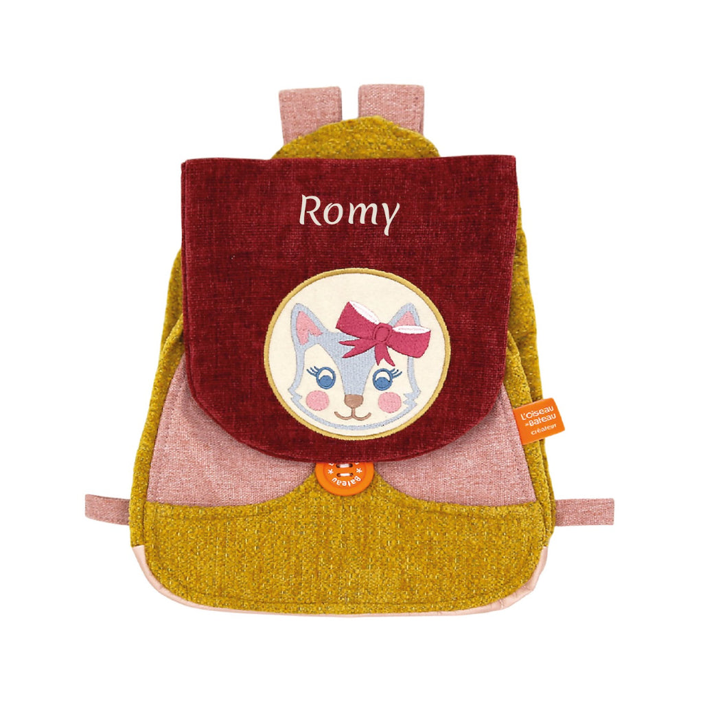 Custom backpack for children, Cat