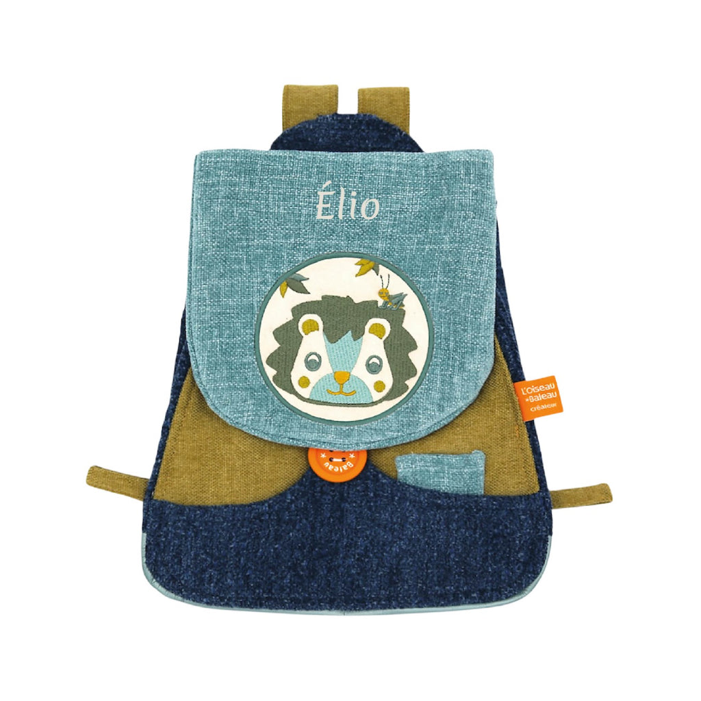 Custom backpack for children, Lion
