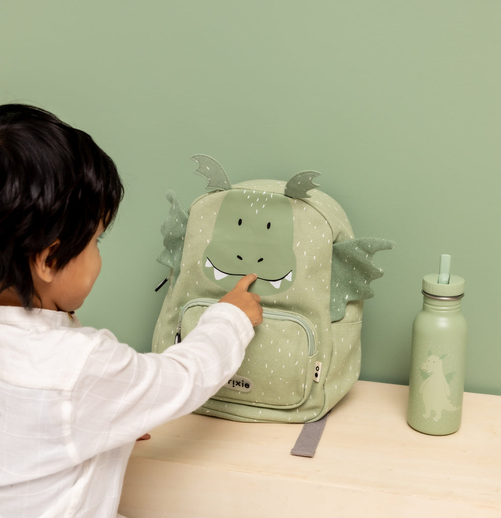 Dragon water repellent backpack, 3-5 years