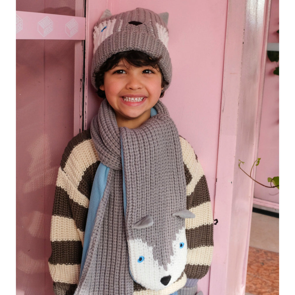 Cappello in maglia, Husky (3-6 anni)