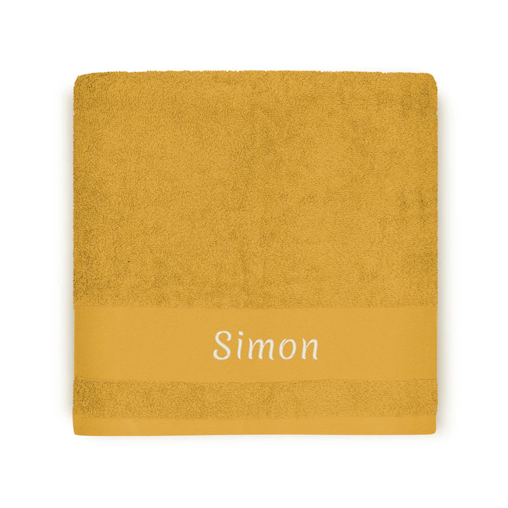 Customizable towel 70 x 140 Yellow