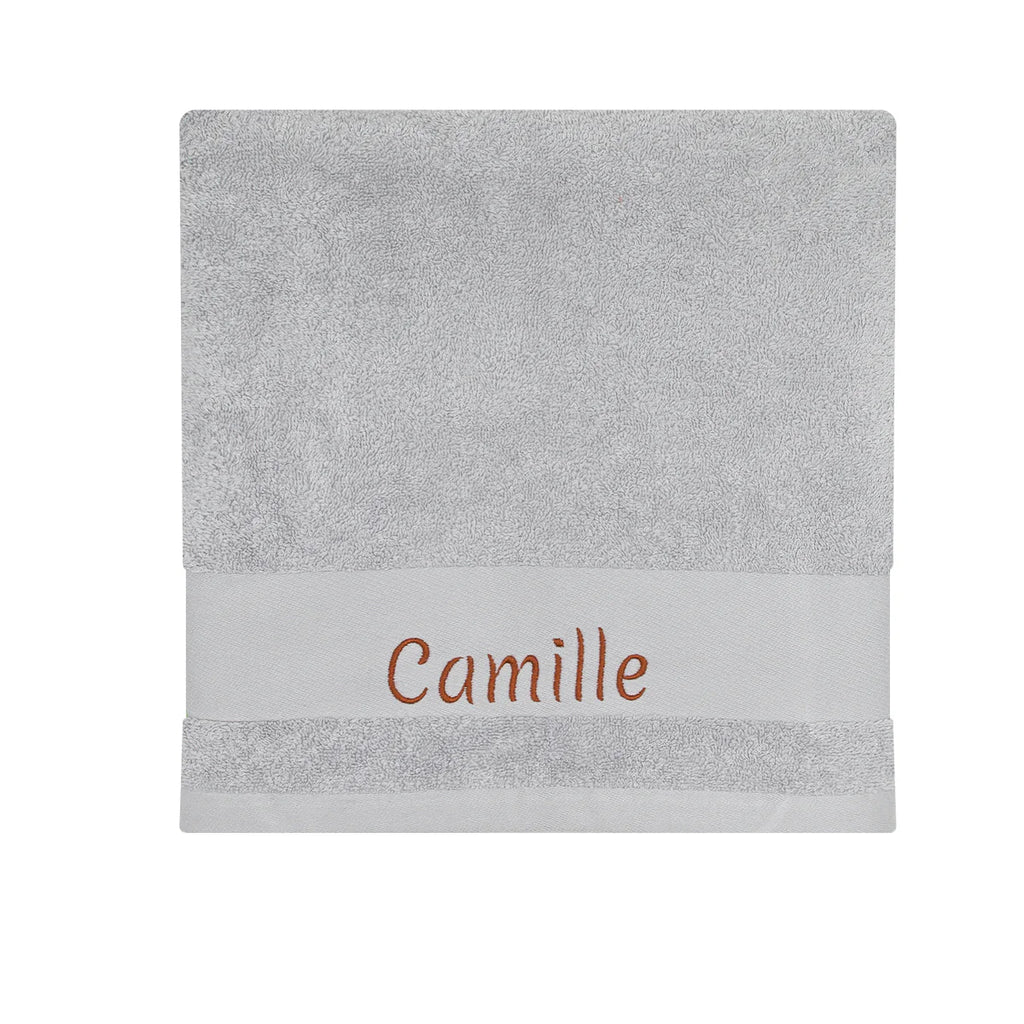 Asciugamano personalizzabile 50 x 100 Grigio