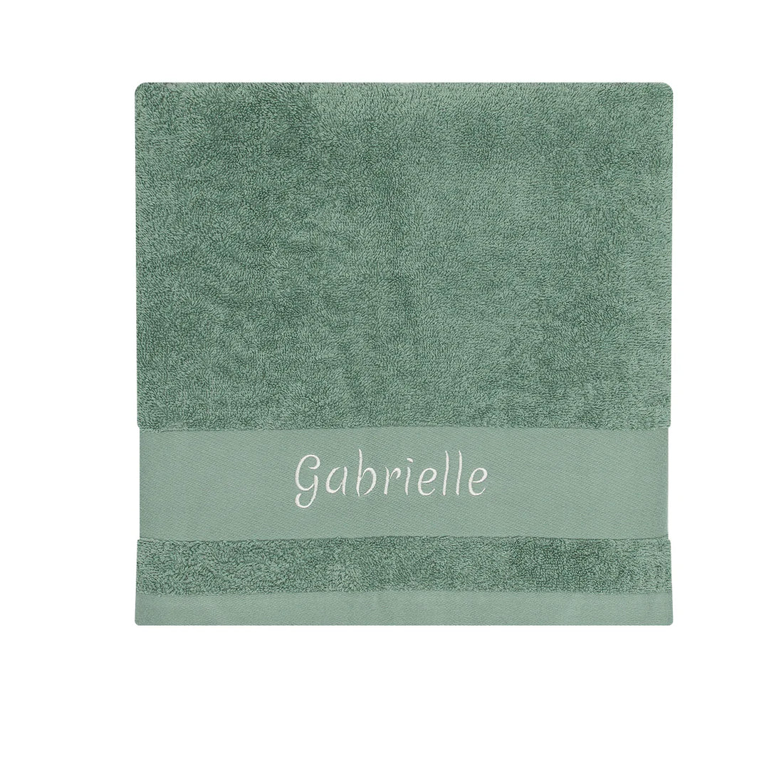 Asciugamano personalizzabile 70 x 140 Verde