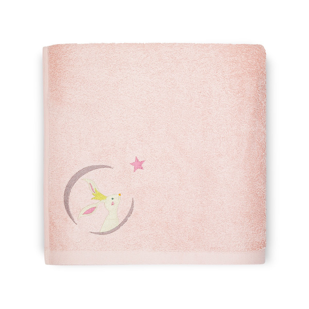 Custom cotton towel with name embroidery, 70 x 140 cm