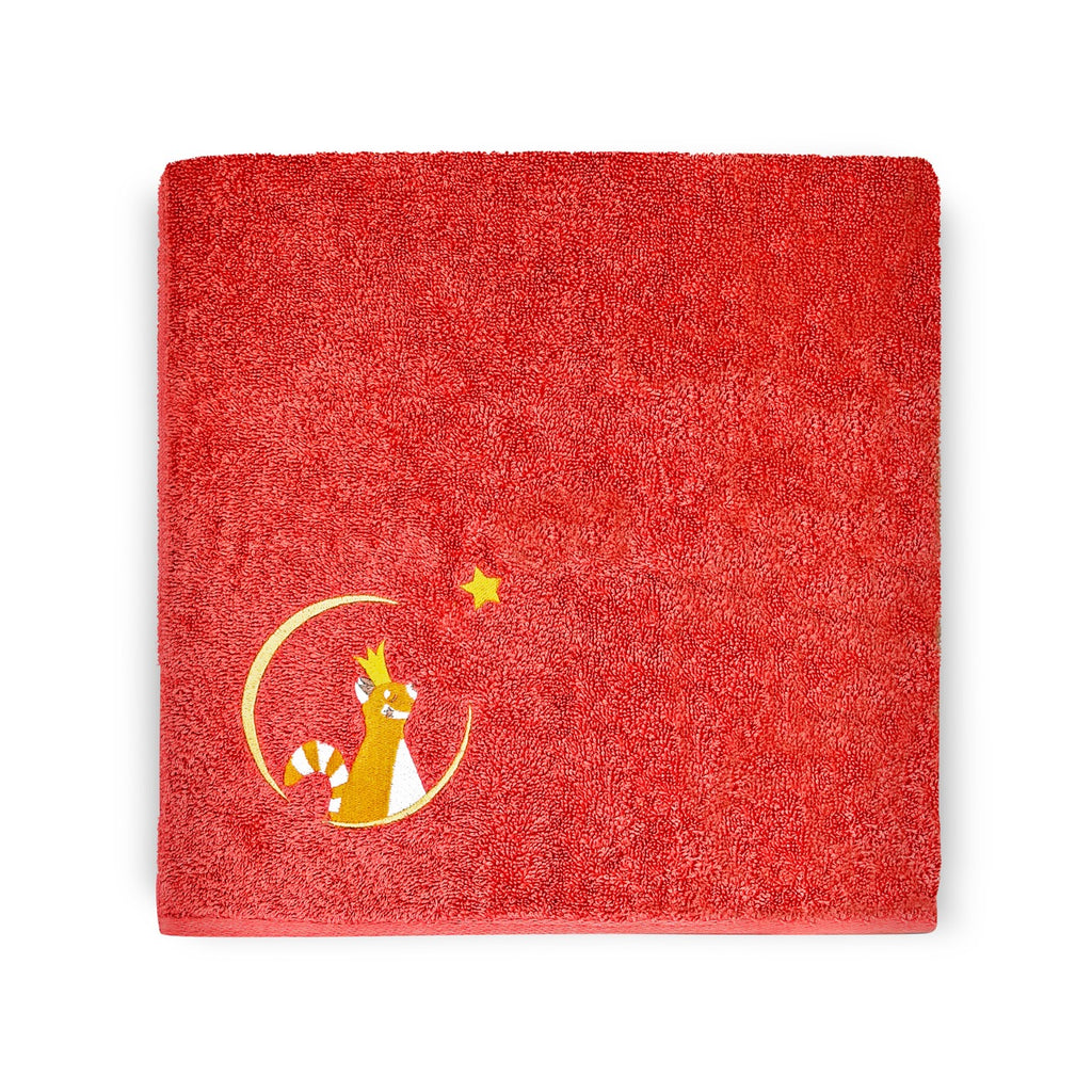 Custom cotton towel with name embroidery, 70 x 140 cm