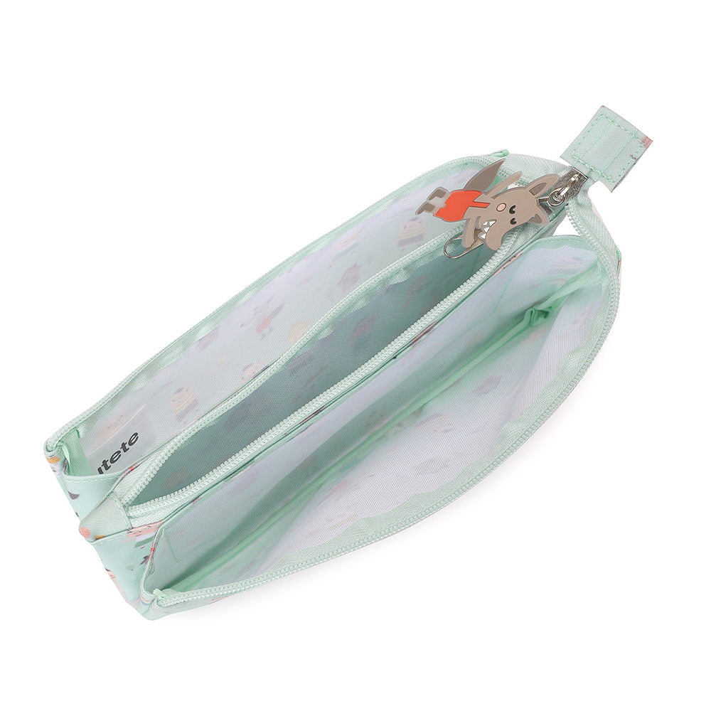 Astuccio portapenne tre tasche, Three little pigs