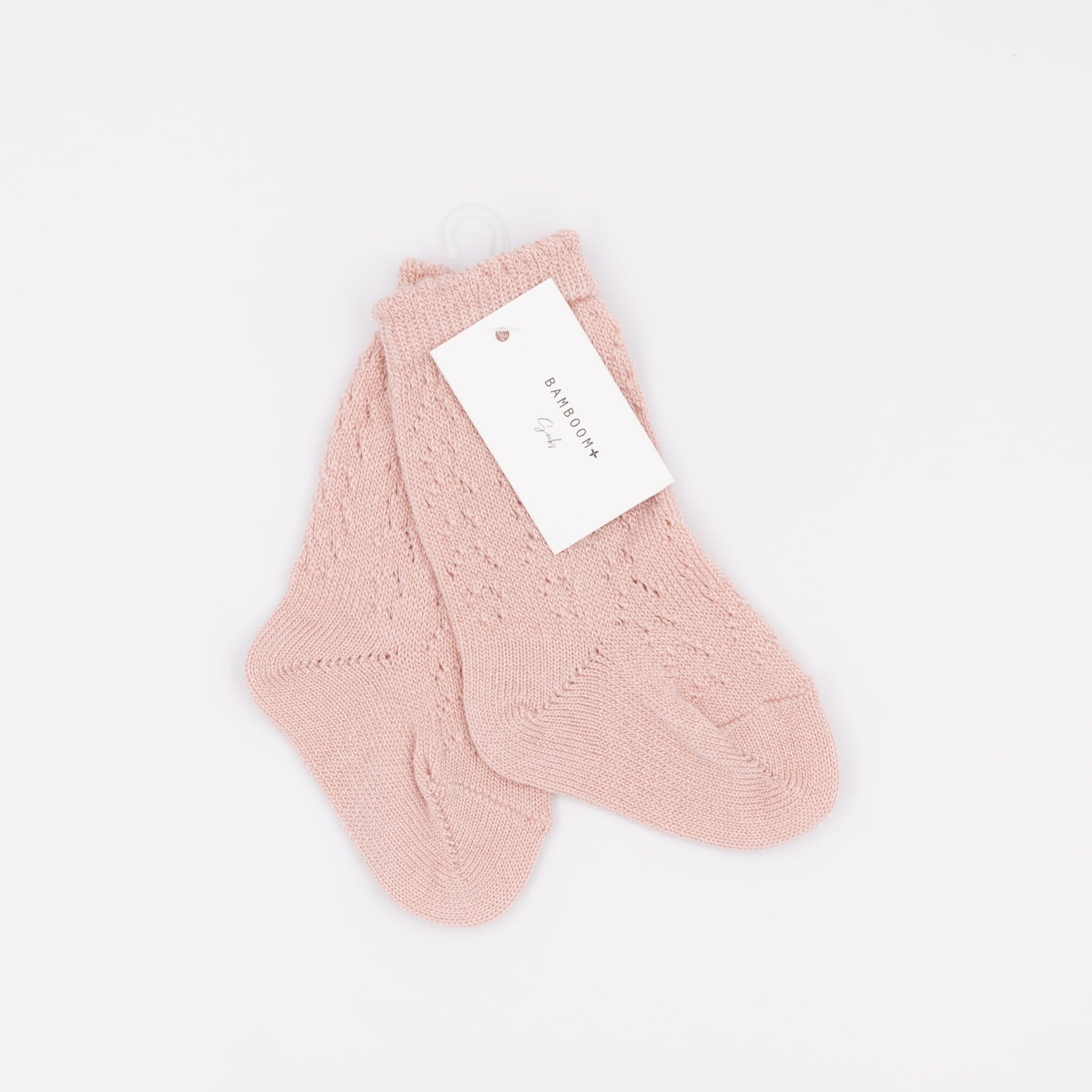Bamboom | Calze traforate in bambù Nude pink