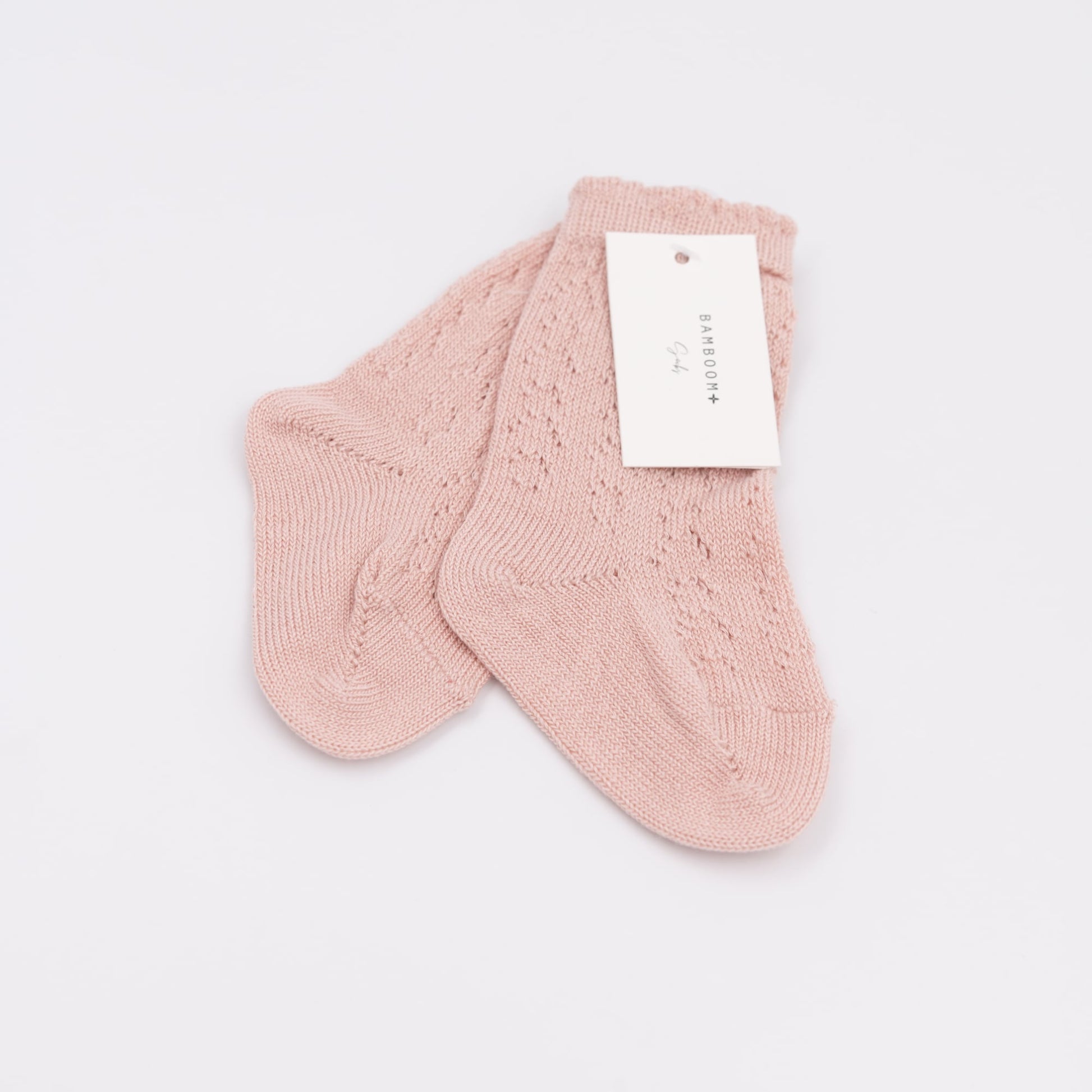 Bamboom | Calze traforate in bambù Nude pink