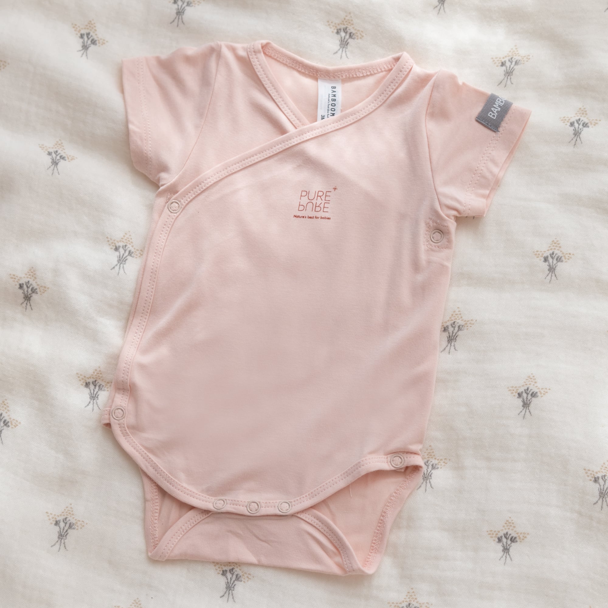 Body maniche corte in bambù bio, Set di 2 Rosa | Bamboom
