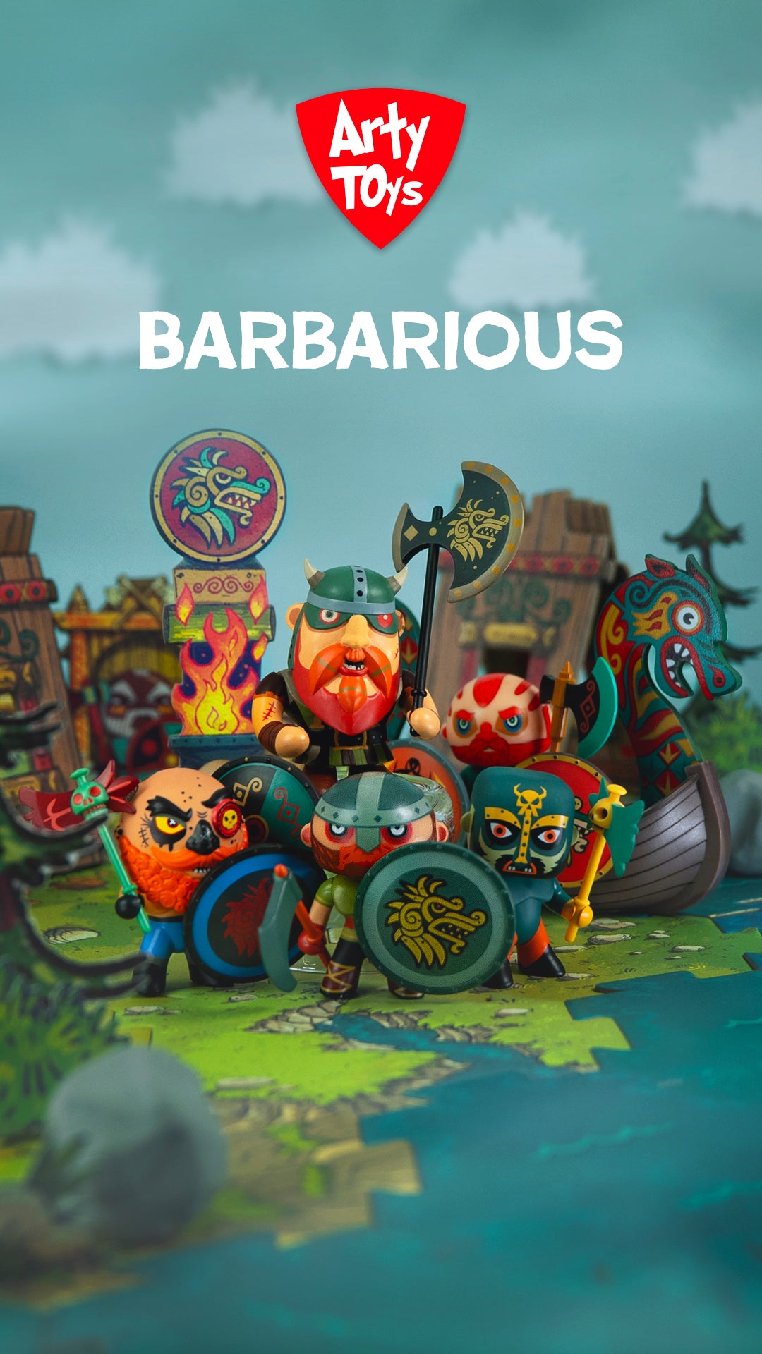 Drak & Drakkar, Barbarious Arty toys