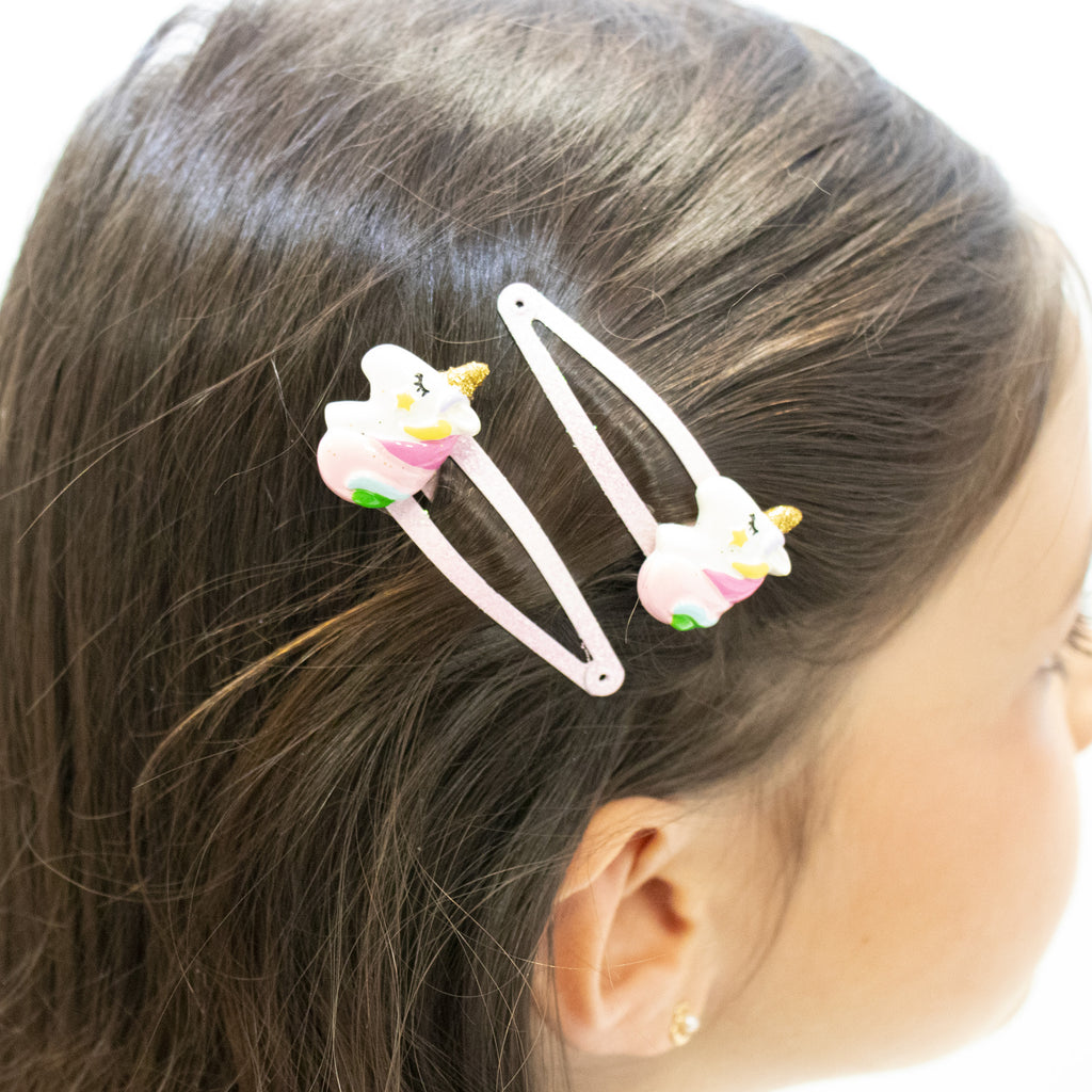 Hair Clips, Fairy Unicorns