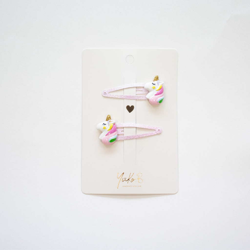 Hair Clips, Fairy Unicorns