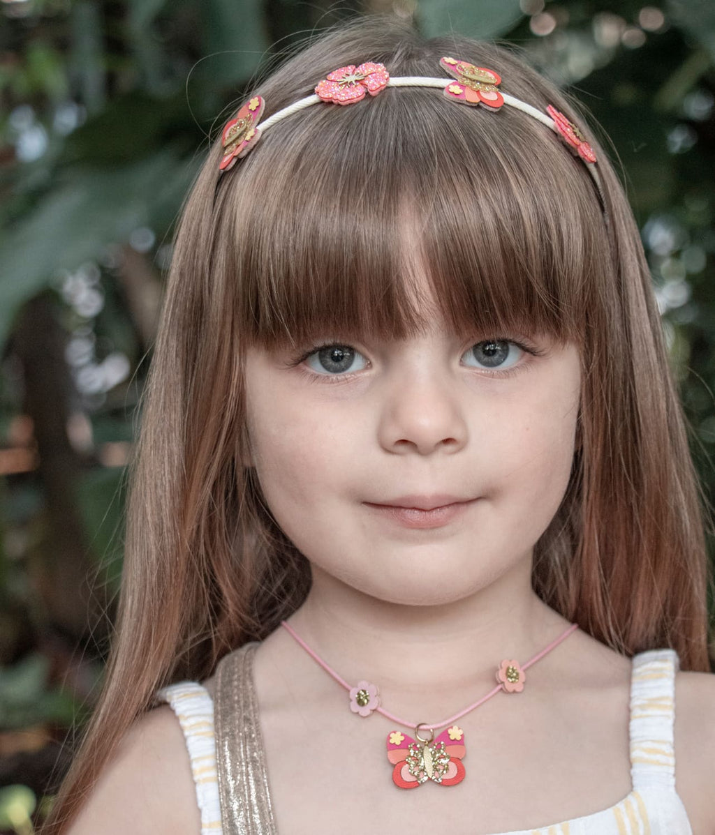 Headband with butterflies