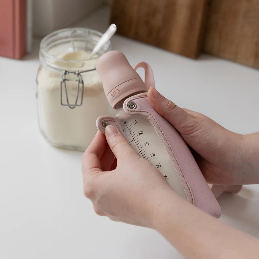 Copribiberon per biberon in vetro 110ml, Blush | Bibs
