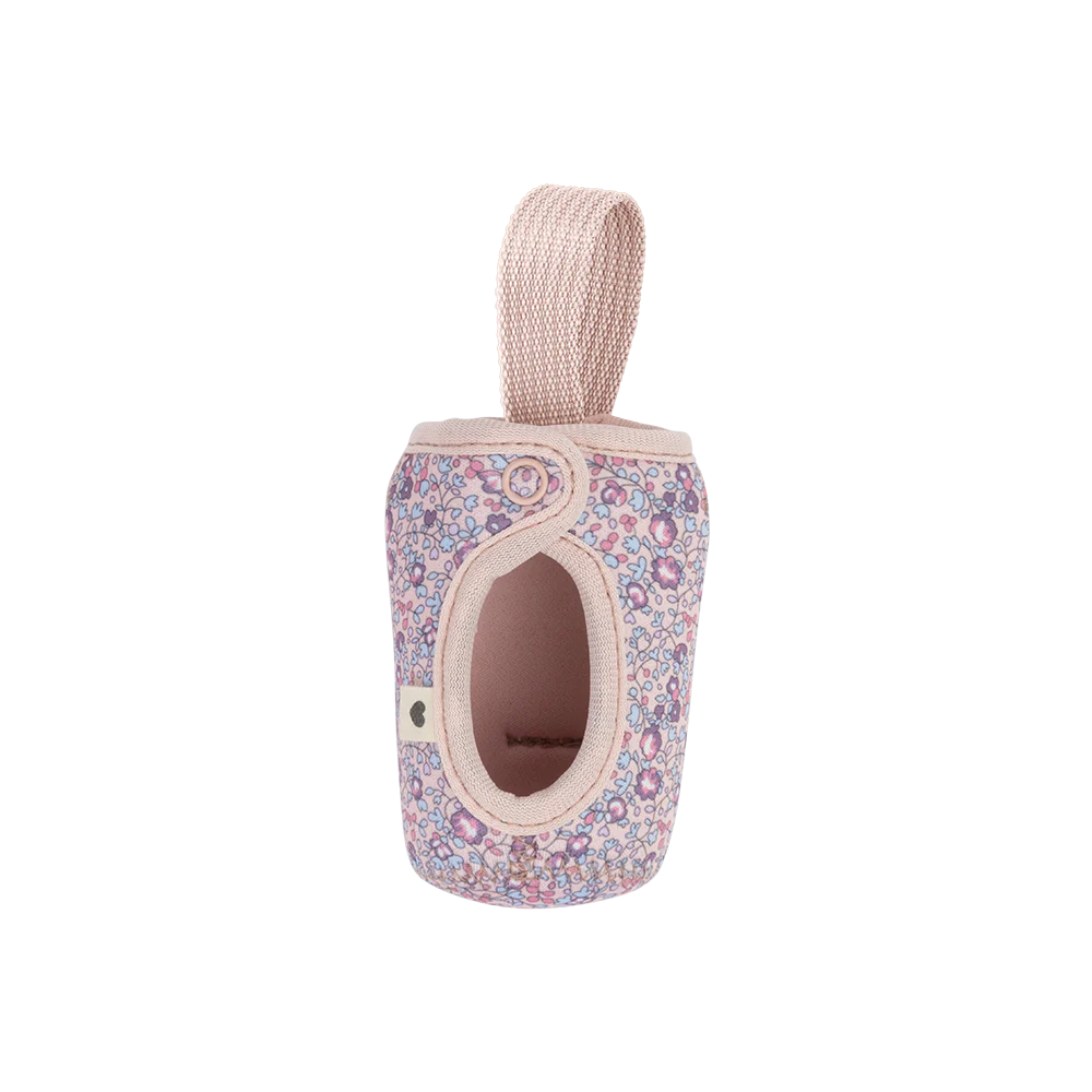 Copribiberon per biberon in vetro 110ml, Liberty Eloise blush | Bibs