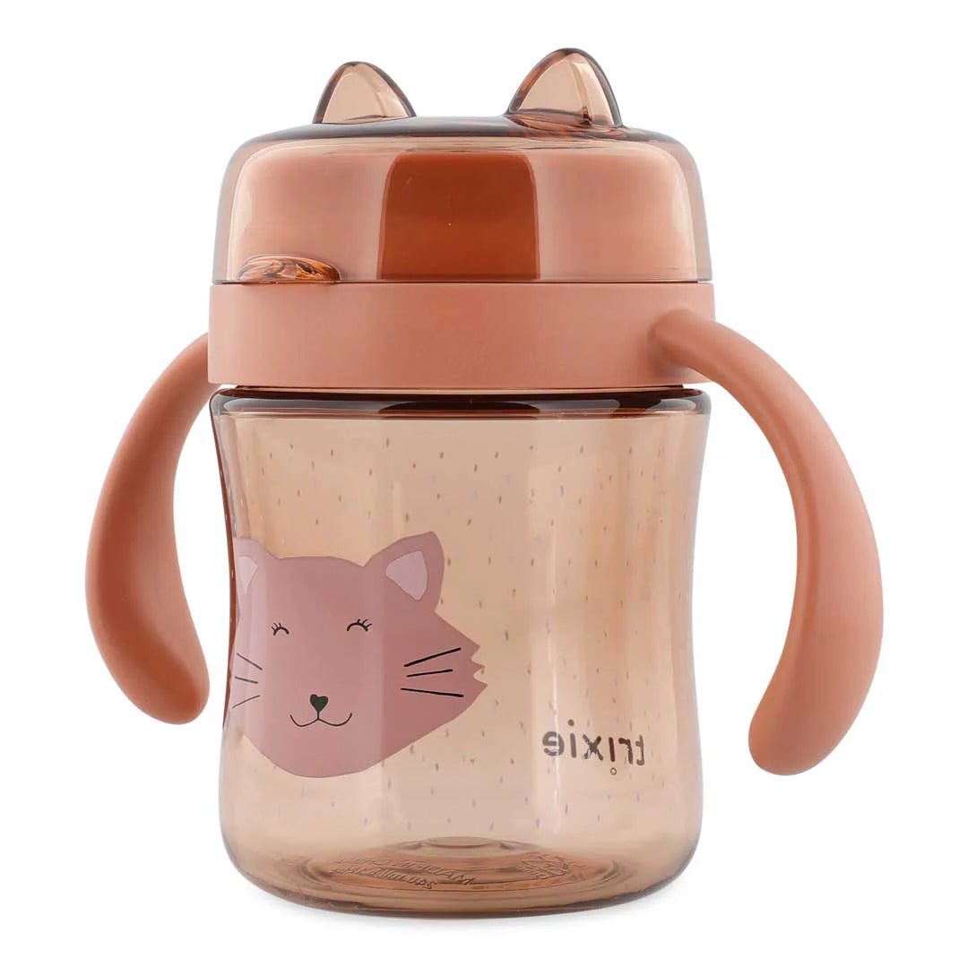 Bicchiere 360° con manici antigoccia, Gatto
