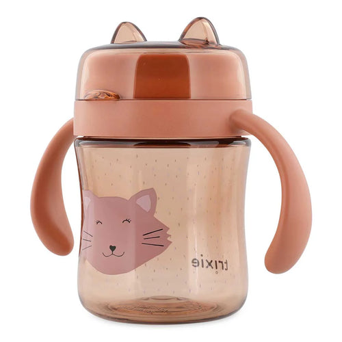 Bicchiere 360° con manici antigoccia, Gatto
