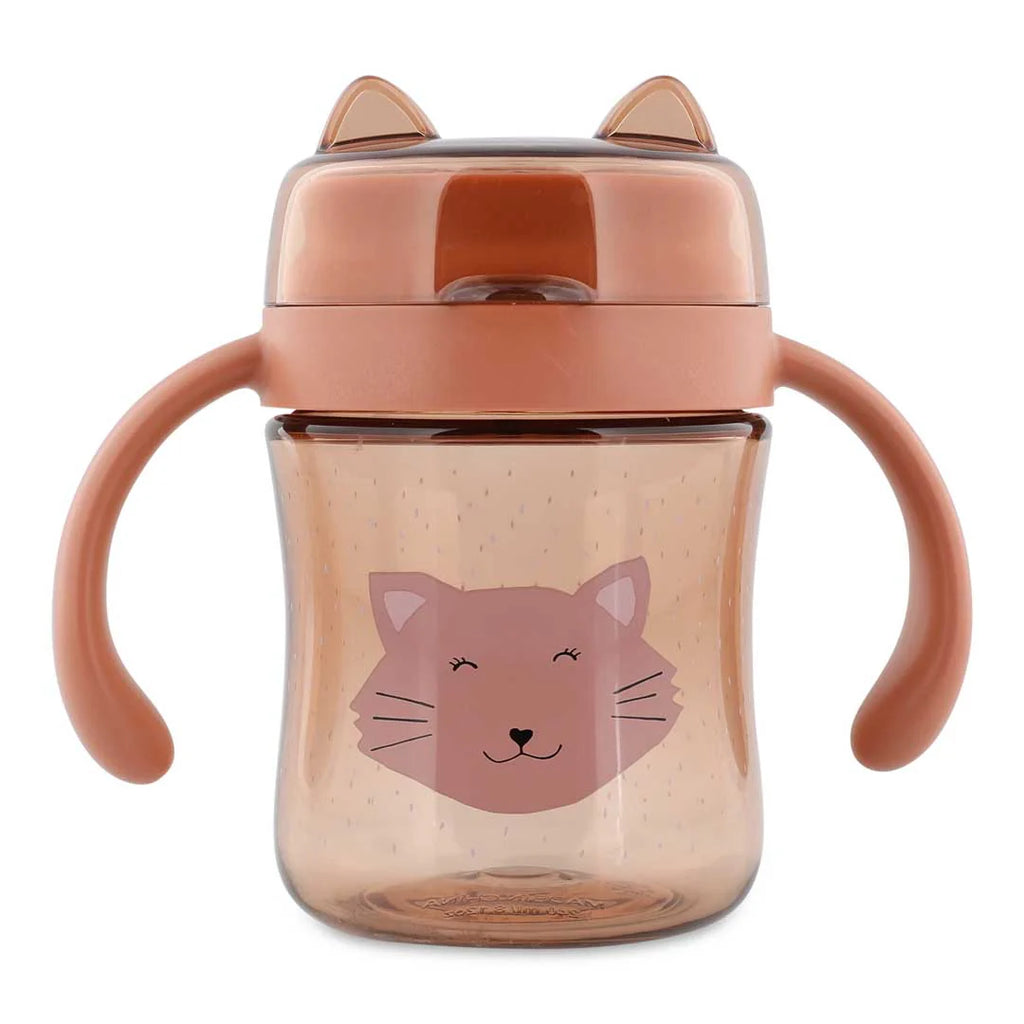 Bicchiere 360° con manici antigoccia, Gatto