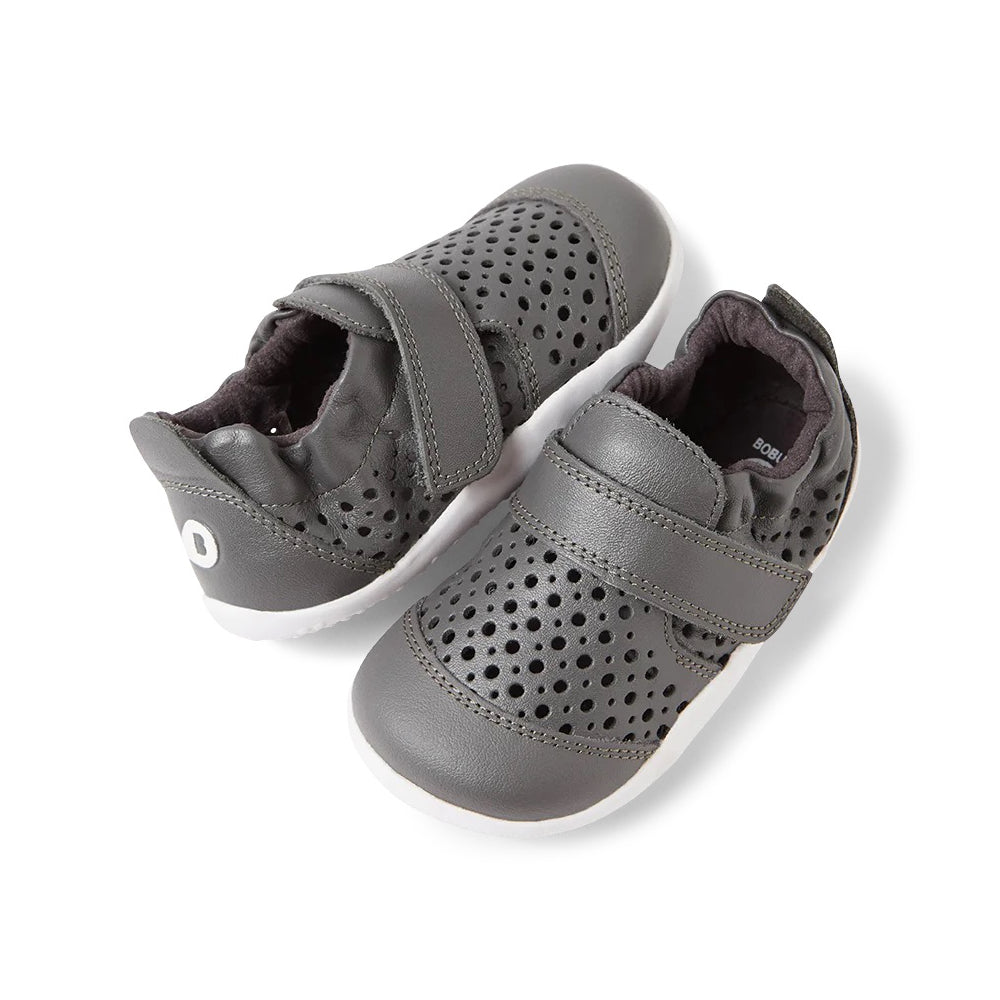 Xplorer Go Punch Leather Shoe, Smoke 