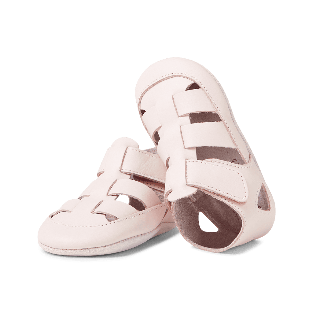 Babbucce in pelle morbida, Tidal mini rosa