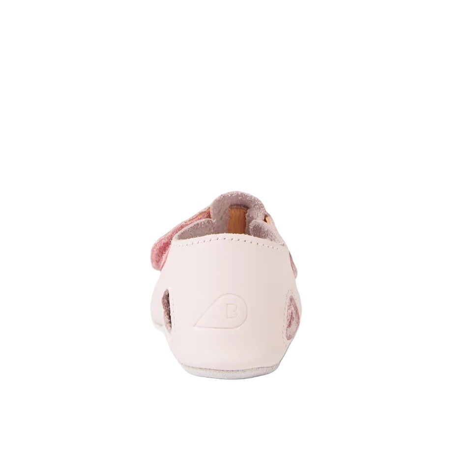 Babbucce in pelle morbida, Tidal mini rosa