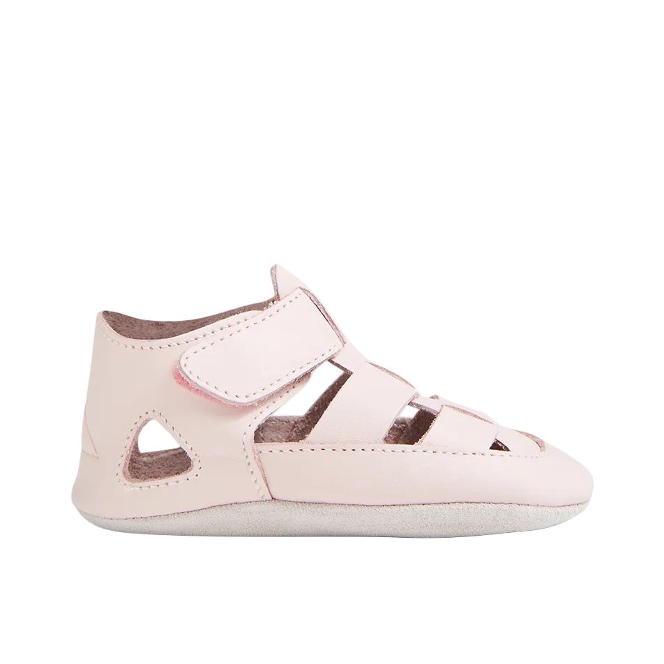 Babbucce in pelle morbida, Tidal mini rosa