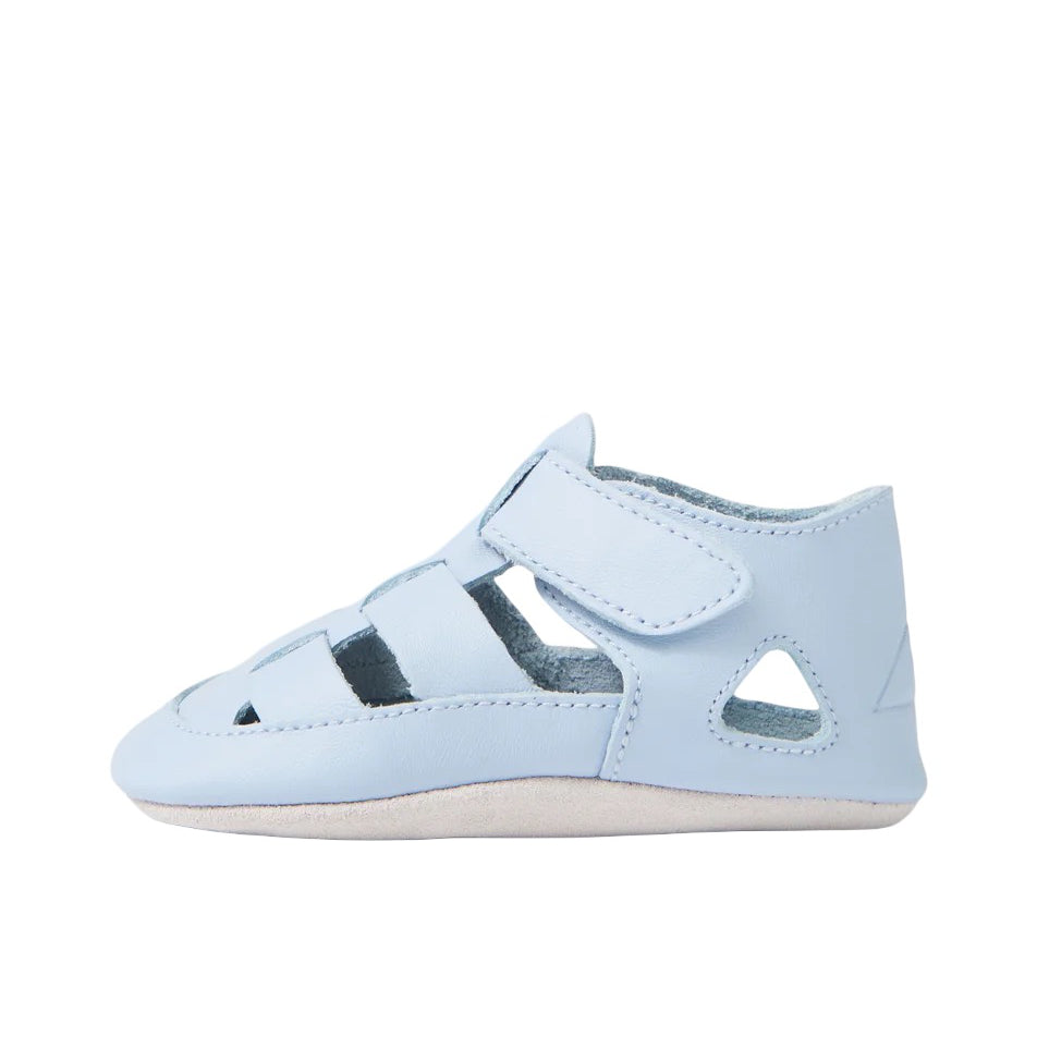 Babbucce in pelle morbida, Tidal mini celeste