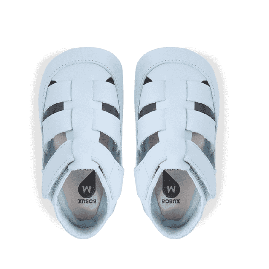 Babbucce in pelle morbida, Tidal mini celeste
