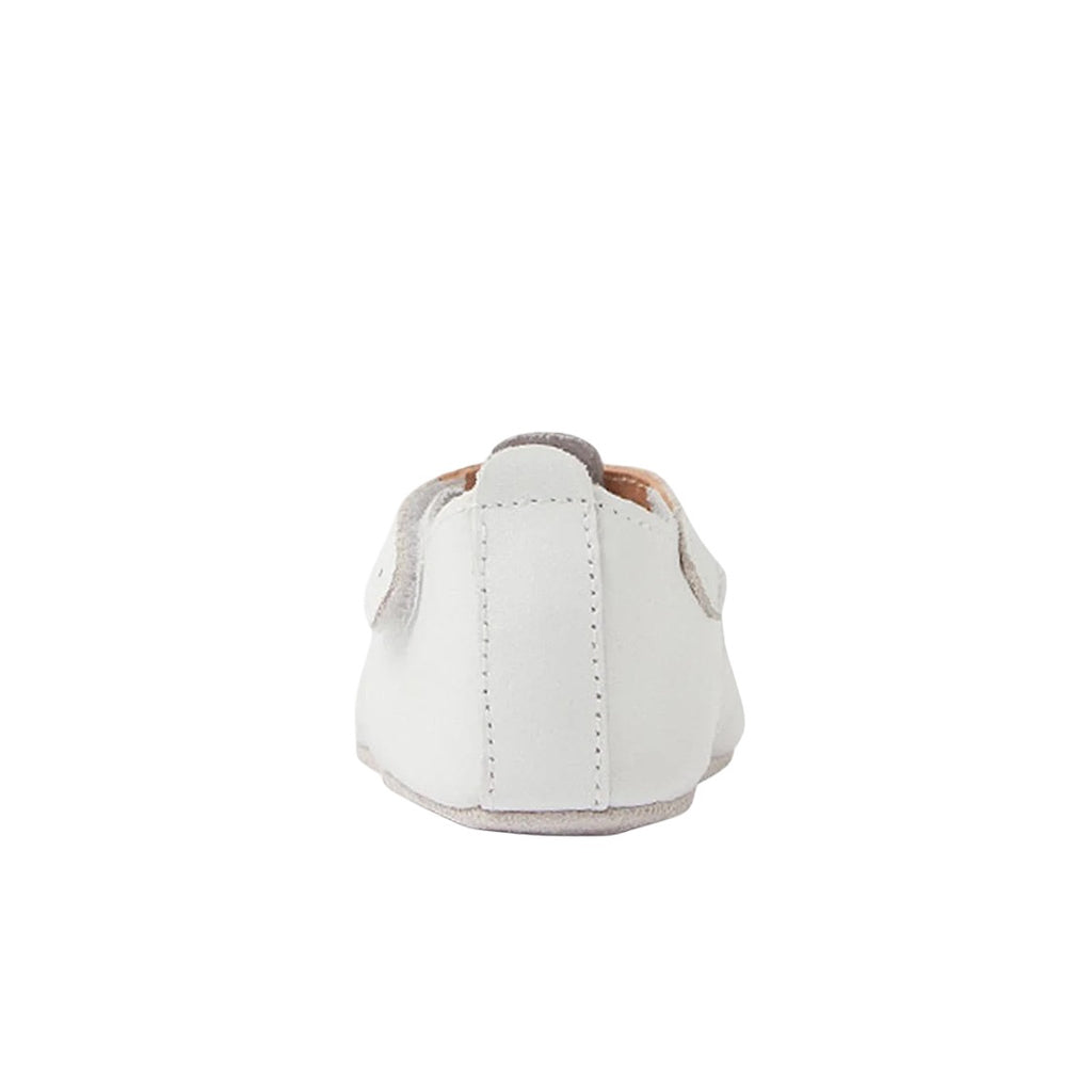 Babbucce in pelle morbida, Jack Jill Bianco