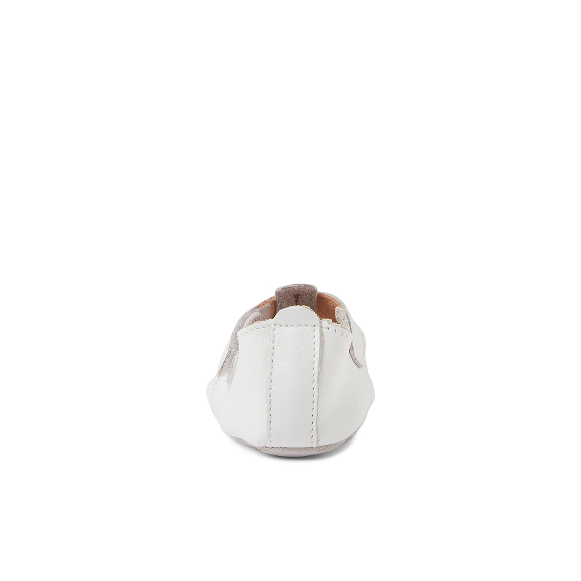 Soft Leather Slippers, Daisy White