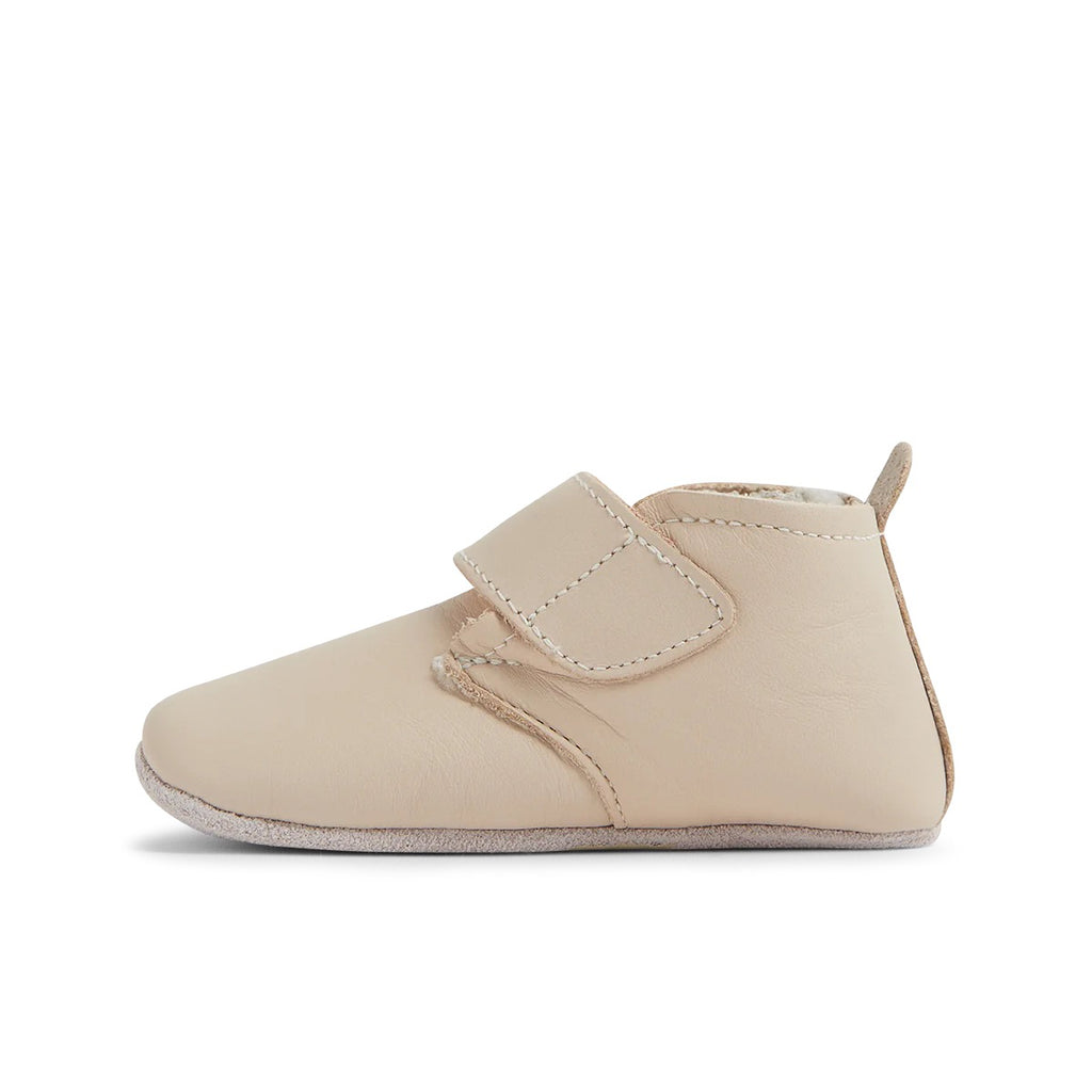 Babbucce in pelle morbida, Desert arctic milk
