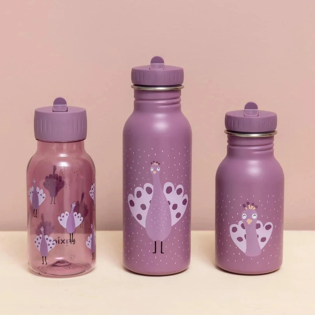 Borraccia in acciaio inox 350ml, Pavone