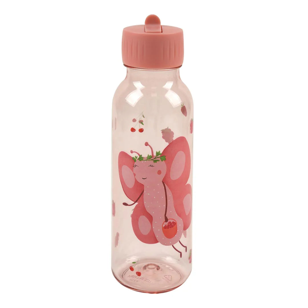 Borraccia tritan 500ml, Frutta Farfalla