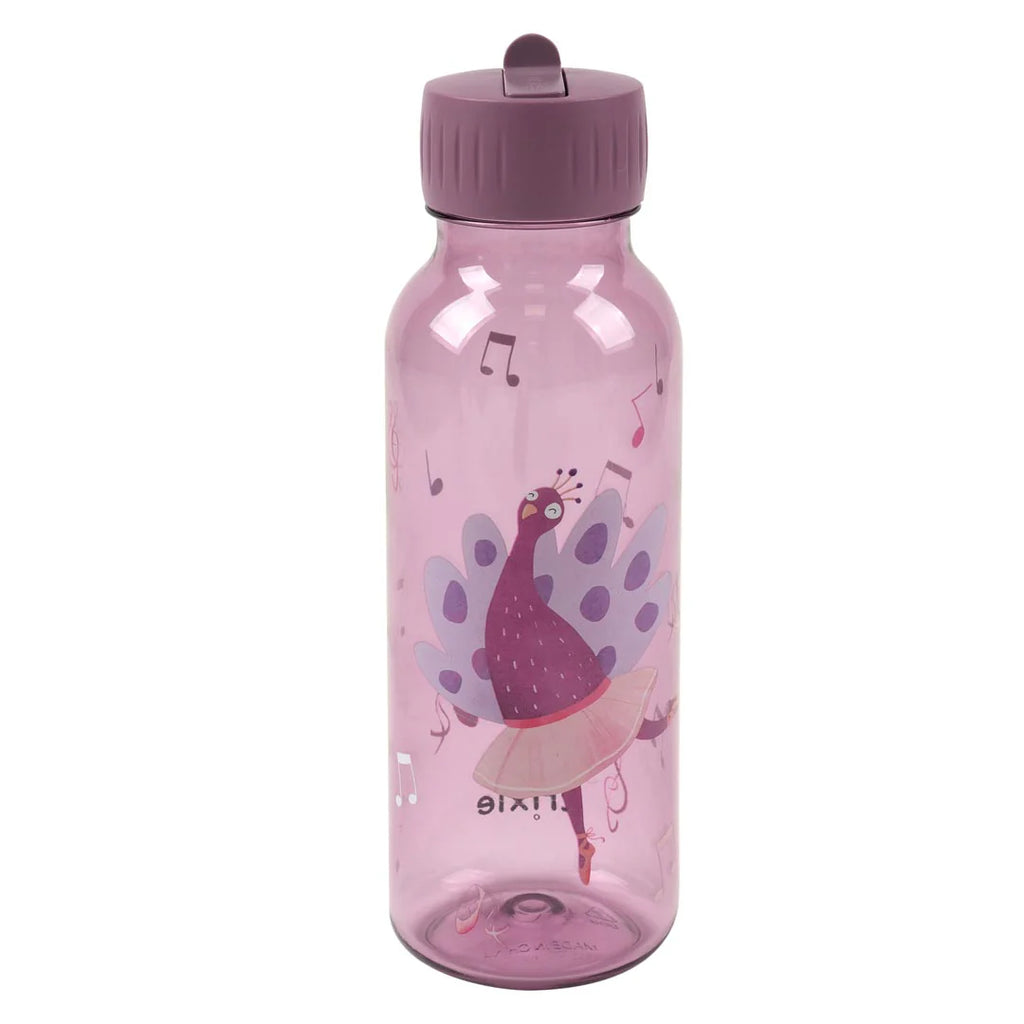 Borraccia tritan 500ml, Ballerina Pavone