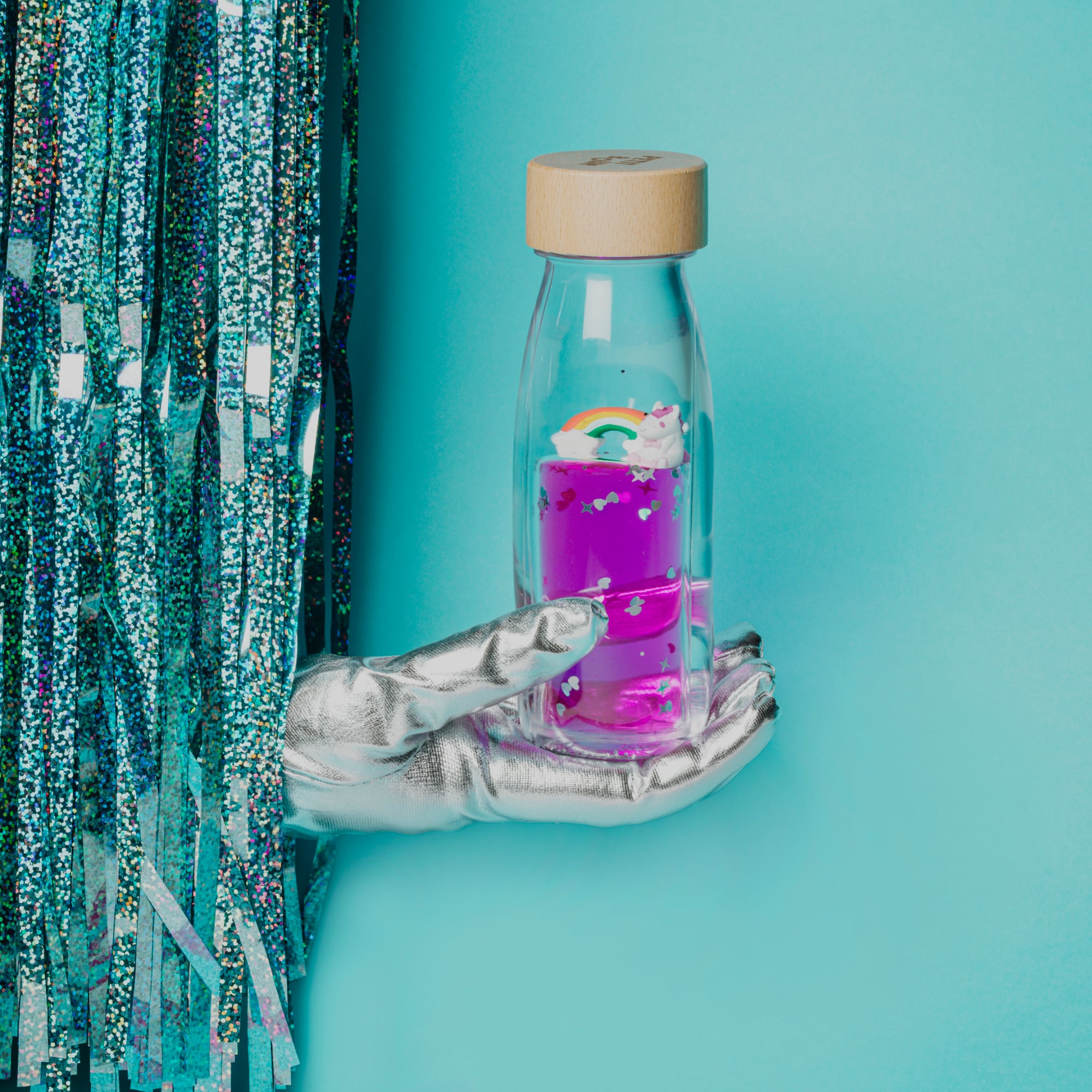 Bottiglia sensoriale Move Magic rainbow