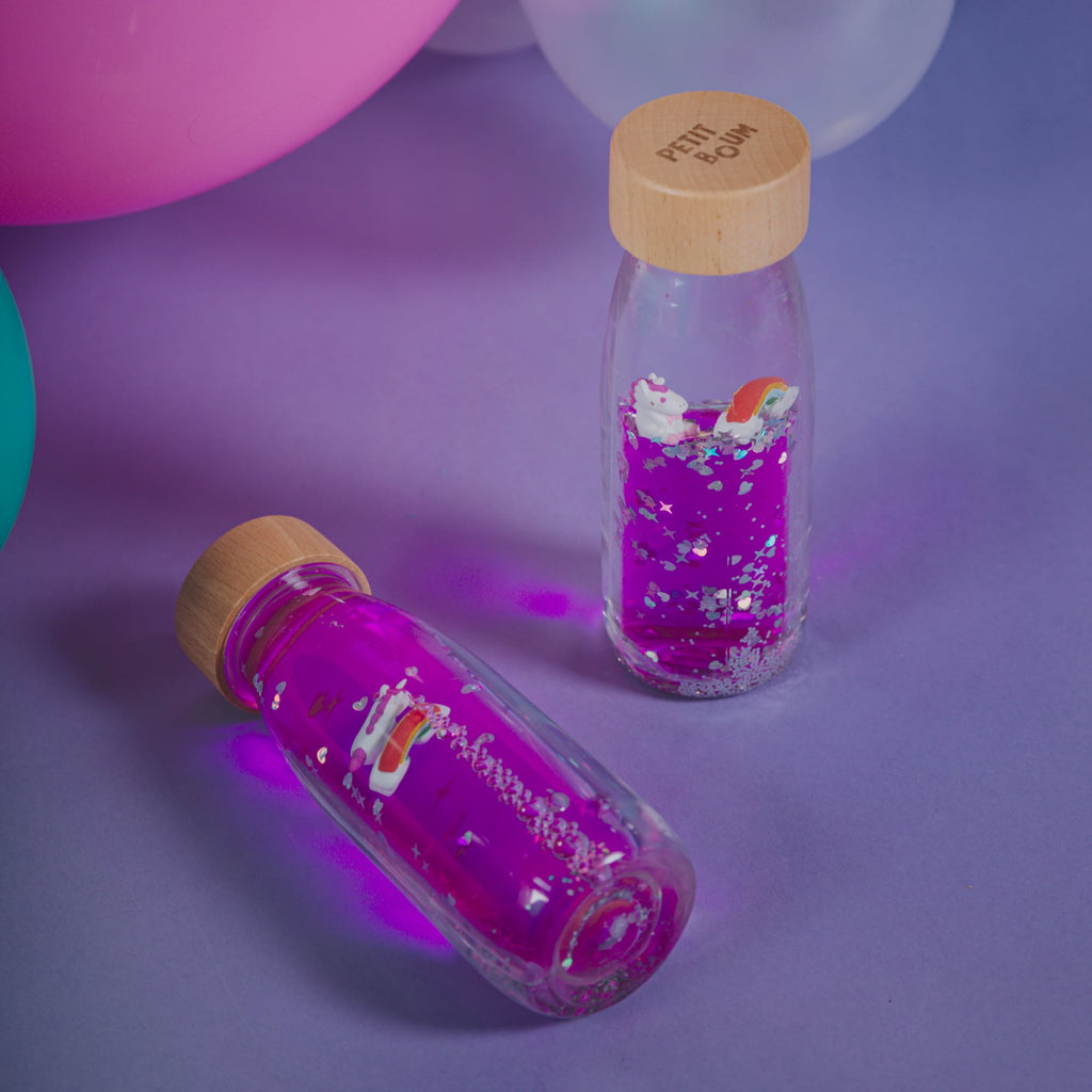 Bottiglia sensoriale Move Magic rainbow